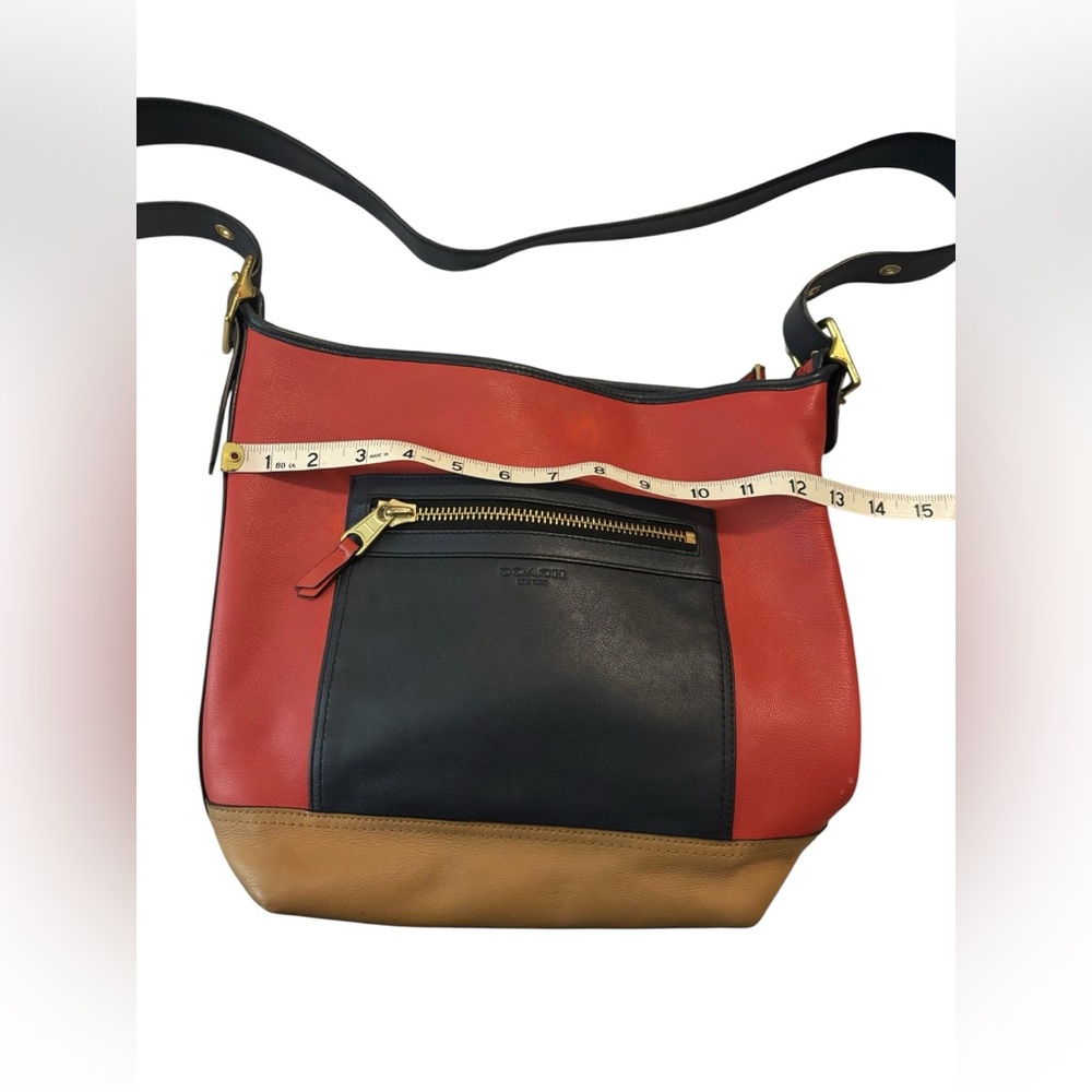 Coach | color block leather tote bag - Picture 2 of 10